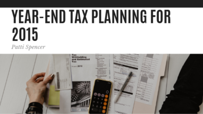 Year-End Tax Planning - Patti Spencer